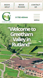 Mobile Screenshot of greethamvalley.co.uk